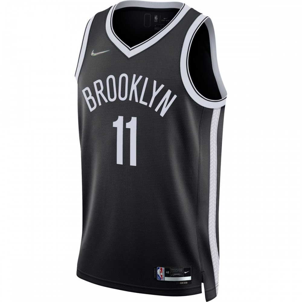 Kyrie Irving Brooklyn Nets 2021/22 Diamond Swingman Jersey - Icon Edition - Black-Pro Kit Vault | Brand New 26/27 Sports Jerseys